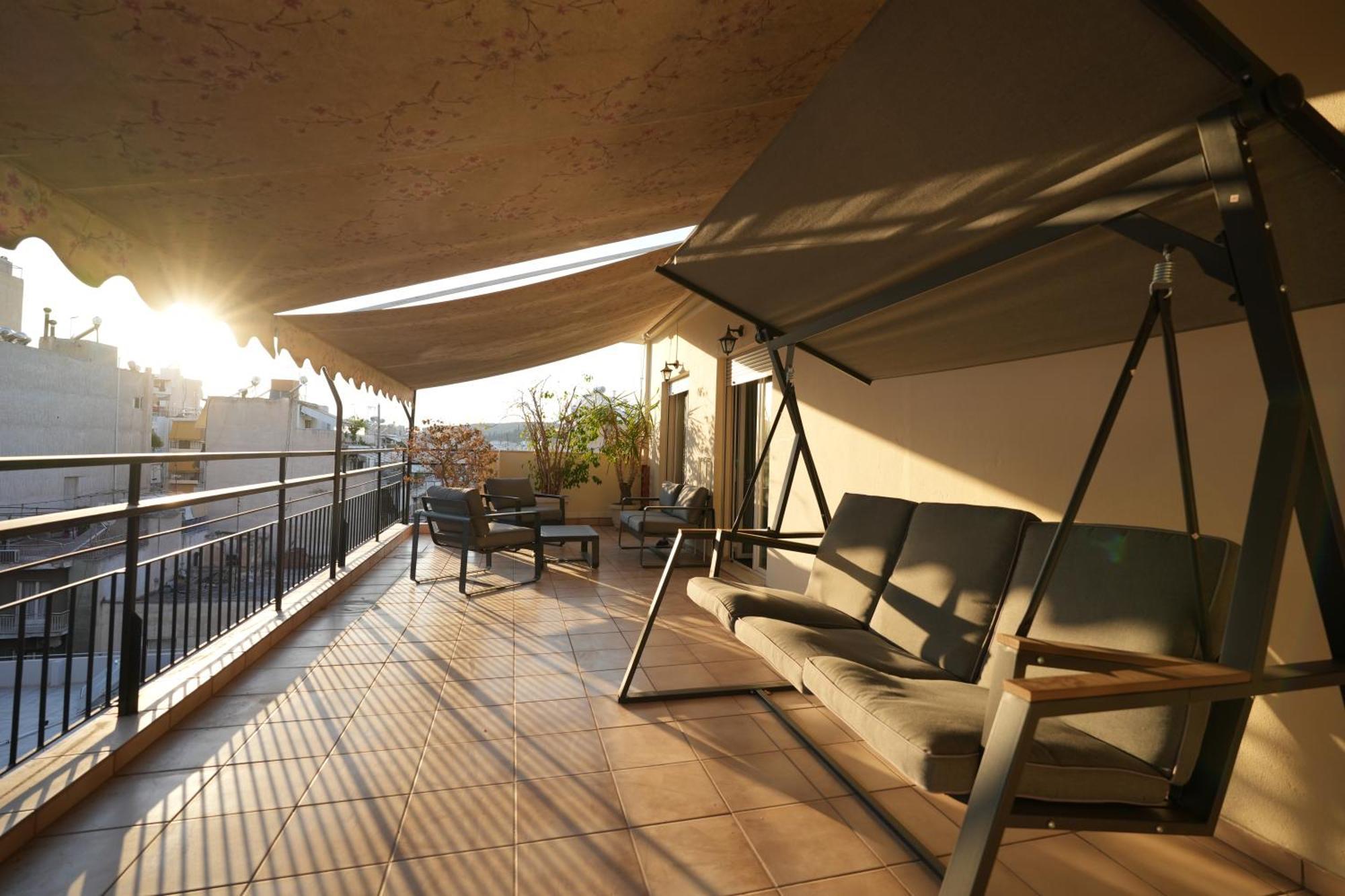 Modern Athenian Penthouse Apartment Exterior photo